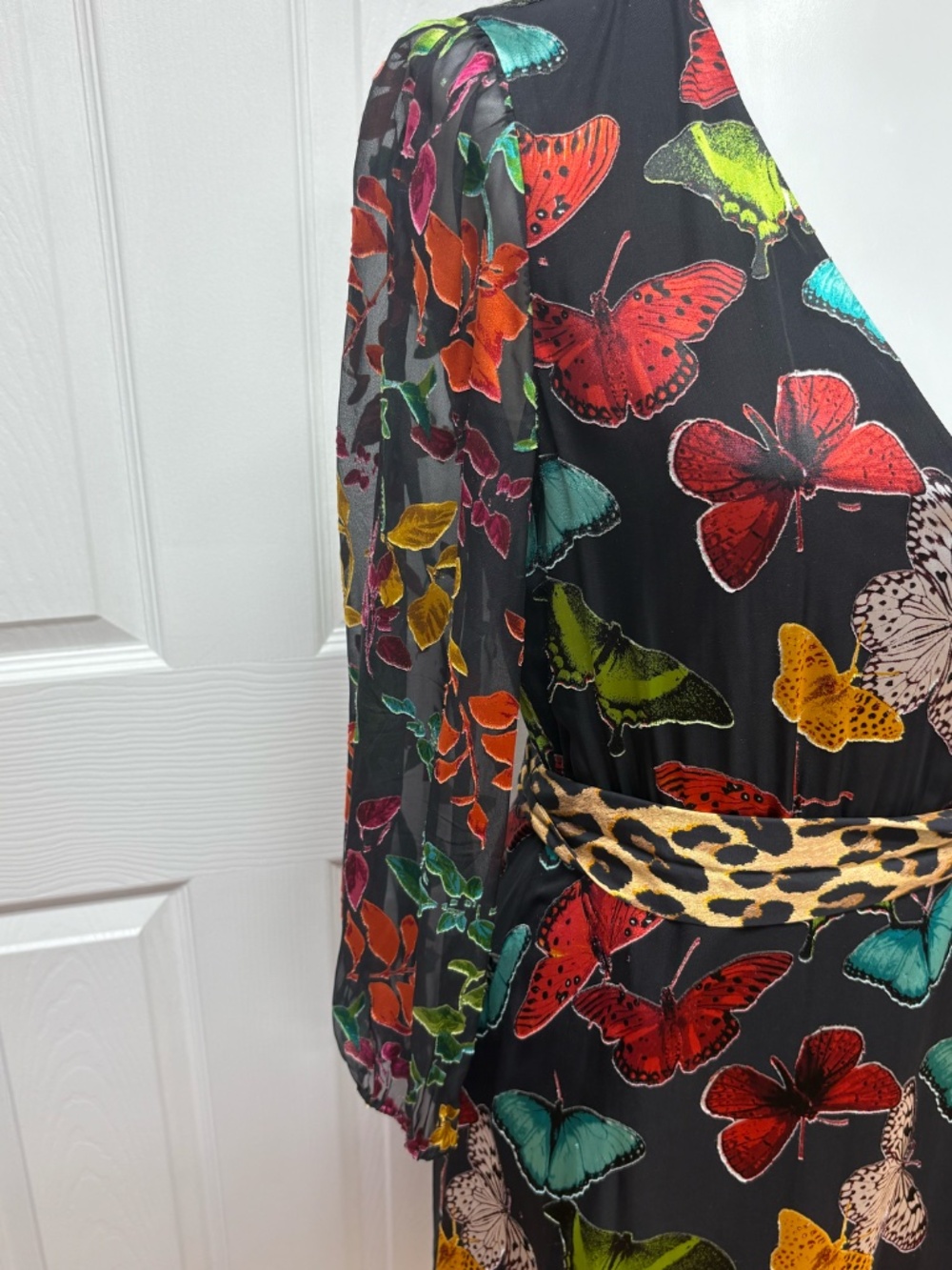 Alice + Olivia "Jesse" Midi Dress - Size 6 - NEW Without Tag. - Picture 2 of 16